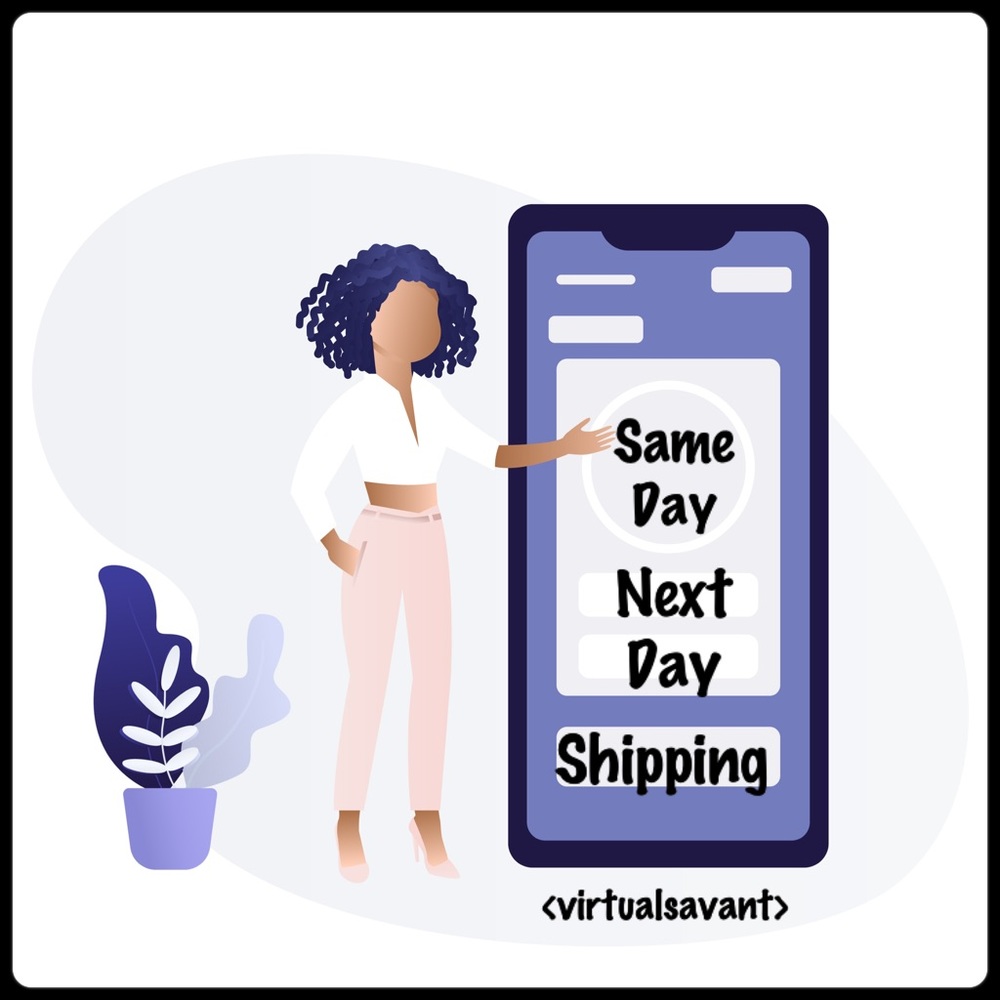 SAME DAY or NEXT DAY SHIPPING